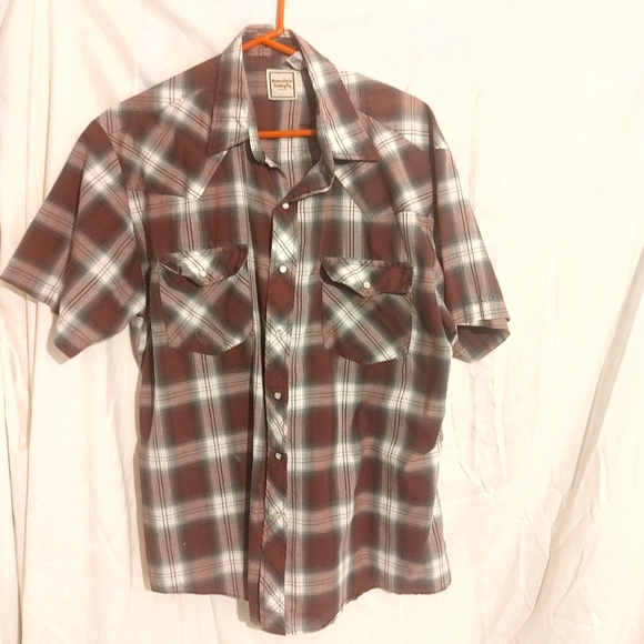 Western Plans Trading Company Pearl Snap Button Down Men's Large - Picture 1 of 4